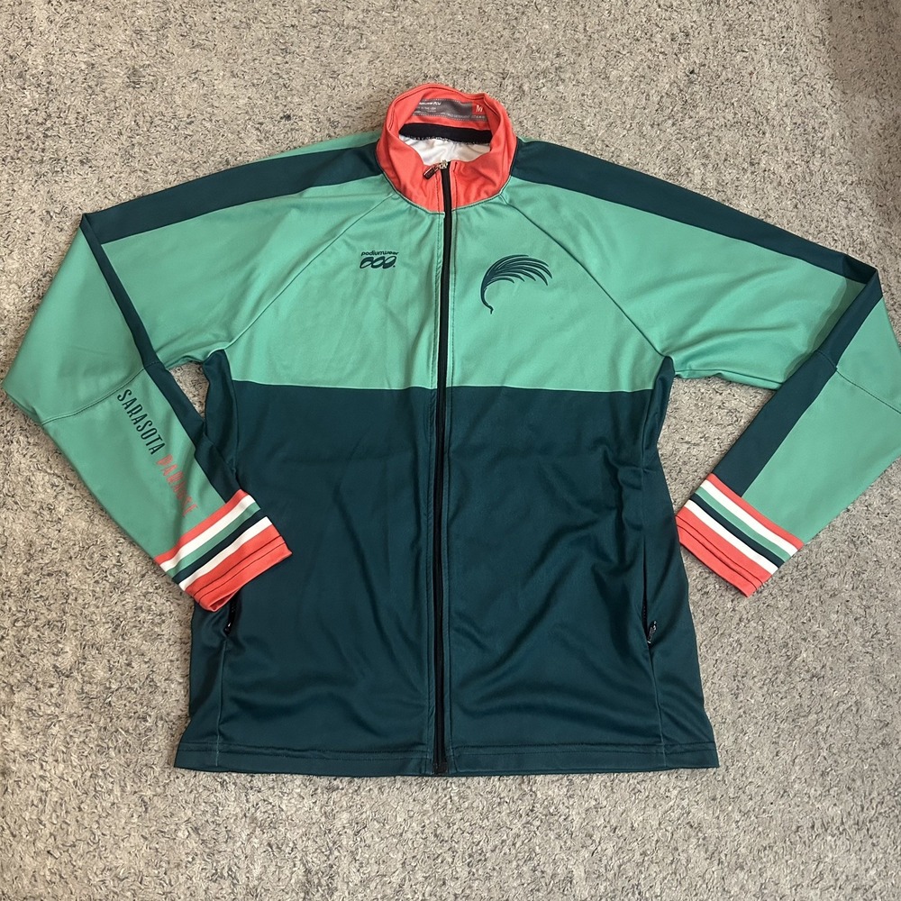 Podium Wear Jacket Mens MED green Sarasota Paradise USL Soccer Track